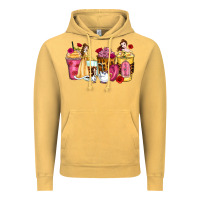Vintage Mustard princess cartoon coffee cups Vintage Hoodie - Zillion Design Studio