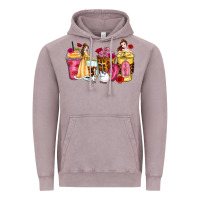 Vintage Zinc princess cartoon coffee cups Vintage Hoodie - Zillion Design Studio