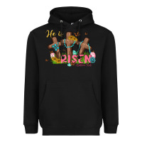 Black he is risen Heavyweight Hoodie - MaliasSmallBusiness