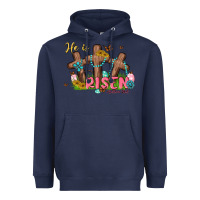 He Is Risen Heavyweight Hoodie | Teevron