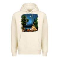 Tofu Night Glamping Camp With Wine Premium Hoodie - BundleAndBundleShop