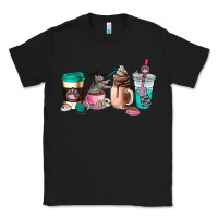 Black cat  coffee cup Classic Tee - AdoDesignShop