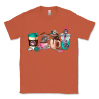 Copper cat  coffee cup Classic Tee - AdoDesignShop