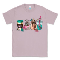 Lilac cat  coffee cup Classic Tee - AdoDesignShop