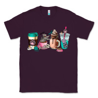Plum cat  coffee cup Classic Tee - AdoDesignShop