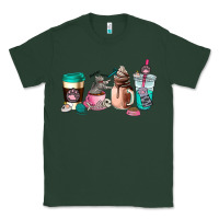 Sports Green cat  coffee cup Classic Tee - AdoDesignShop