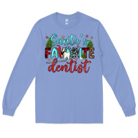 Colony Blue santas favorite dentist Long Sleeve Tee - JahusDesignShop