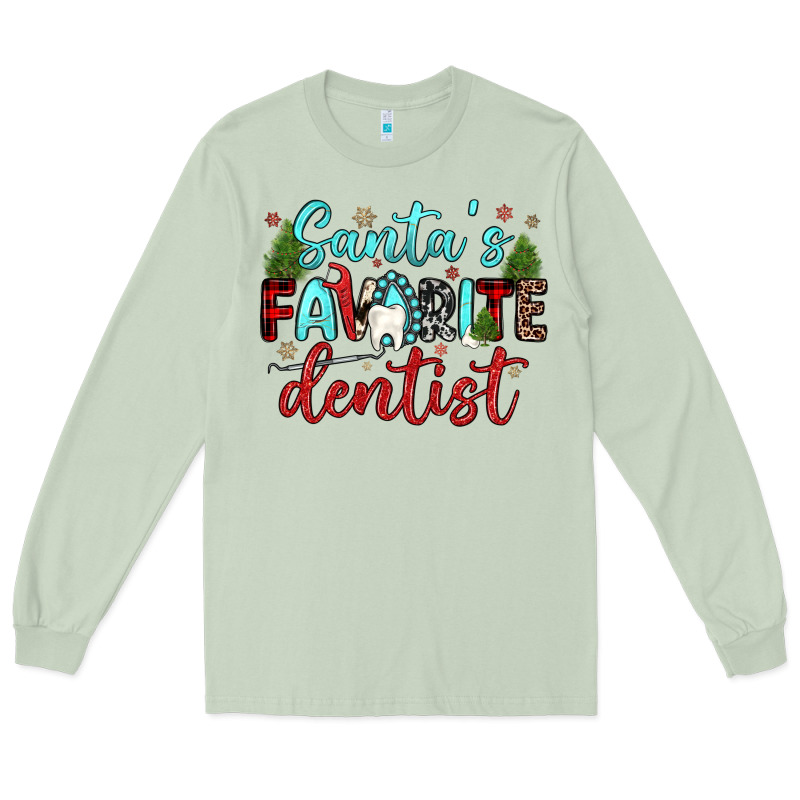 Santas Favorite Dentist Long Sleeve Tee by JahusDesignShop | Teevron