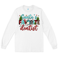 White santas favorite dentist Long Sleeve Tee - JahusDesignShop