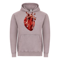 Vintage Zinc Anatomical heart Vintage Hoodie - RanaPortraitStore