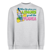 Heather Grey when life gives you lemons Heavyweight Sweatshirt - texasbilliewilder