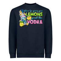 Navy when life gives you lemons Heavyweight Sweatshirt - texasbilliewilder