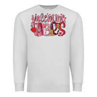 Dove Grey valentine vibes Premium Sweatshirt - MaliasSmallBusiness