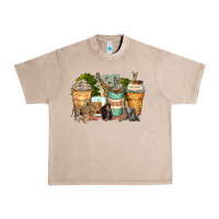 French Oak safari animals coffee cups Urban Heavy Tee - Zillion Design Studio