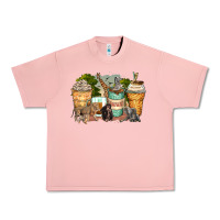Salmon safari animals coffee cups Urban Heavy Tee - Zillion Design Studio