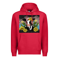 Cardinal cow cactus and sunflower Premium Hoodie - AdoDesignShop