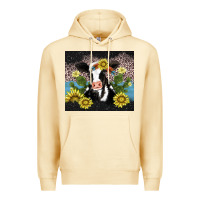 Pina Colada cow cactus and sunflower Premium Hoodie - AdoDesignShop