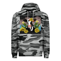 Slate Camo cow cactus and sunflower Premium Hoodie - AdoDesignShop