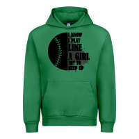 Emerald I Know I Play Like A Girl Try To Keep Up Urban Hoodie - Bettercallsaul
