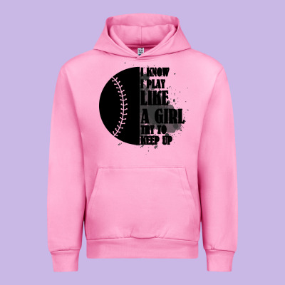 I Know I Play Like A Girl Try To Keep Up Urban Hoodie Designed By Bettercallsaul
