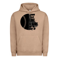 Pigment Burro I Know I Play Like A Girl Try To Keep Up Urban Hoodie - Bettercallsaul