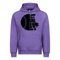 Tulip I Know I Play Like A Girl Try To Keep Up Urban Hoodie - Bettercallsaul