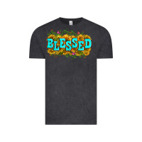 Vintage Black western blessed Vintage Tee - Zillion Design Studio