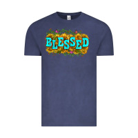 Vintage Denim western blessed Vintage Tee - Zillion Design Studio