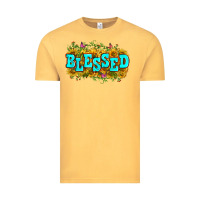 Vintage Mustard western blessed Vintage Tee - Zillion Design Studio