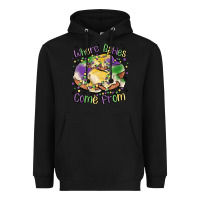 Black where babies come from Heavyweight Hoodie - MaliasSmallBusiness