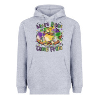 Heather Grey where babies come from Heavyweight Hoodie - MaliasSmallBusiness