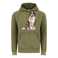 Vintage Olive Australian shepherd Vintage Hoodie - RanaPortraitStore