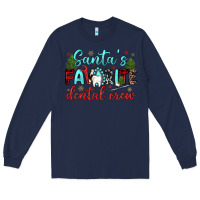 Navy santas favorite dental crew Long Sleeve Tee - JahusDesignShop