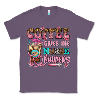 Lavender coffee gives me nurse power Classic Tee - AdoDesignShop
