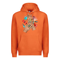 Carrot Western Nail Art With Nail Material Bbs Premium Hoodie - BundleAndBundleShop