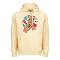 Pina Colada Western Nail Art With Nail Material Bbs Premium Hoodie - BundleAndBundleShop