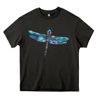 Asphalt Blue Dragonfly Heavy Core Tee - LillyAllenDesigns