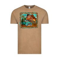Vintage Coffee rustic country barn Vintage Tee - Zillion Design Studio