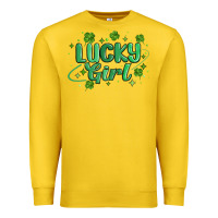 Lemon lucky girl Premium Sweatshirt - MaliasSmallBusiness