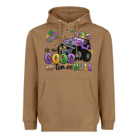 Toasted Coconut let the good times roll Heavyweight Hoodie - MaliasSmallBusiness