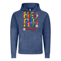 Vintage Denim free dad hugs Vintage Hoodie - texasbilliewilder