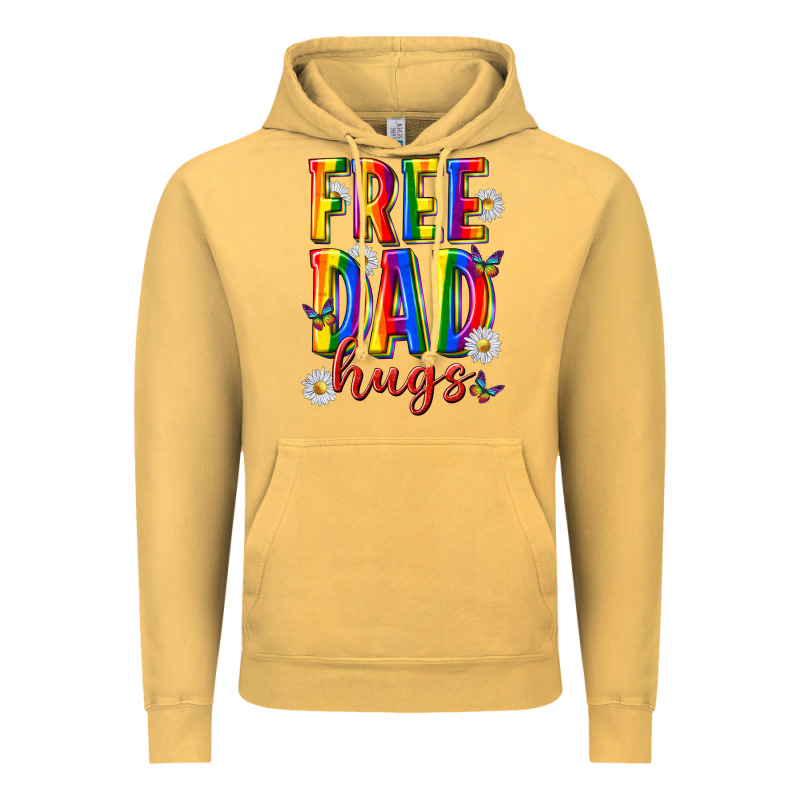 Free Dad Hugs Vintage Hoodie by texasbilliewilder | Teevron