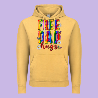 Vintage Hoodie free dad hugs
