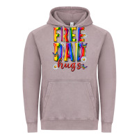 Vintage Zinc free dad hugs Vintage Hoodie - texasbilliewilder