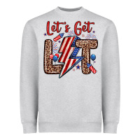 Heather Grey let s get lit Heavyweight Sweatshirt - Zillion Design Studio