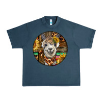 Midnight Navy western alpaca Urban Heavy Tee - BarkalooDesign