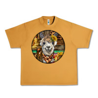 Peanut Butter western alpaca Urban Heavy Tee - BarkalooDesign