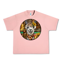 Salmon western alpaca Urban Heavy Tee - BarkalooDesign