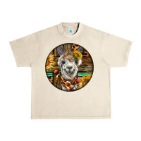Sandshell western alpaca Urban Heavy Tee - BarkalooDesign