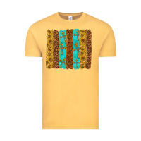 Vintage Mustard Western Brushstrokes Vintage Tee - texasbilliewilder